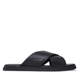 

Шльопанці Calvin Klein Criss Cross Sandal Lth HM0HM00950 Ck Black BEH, Чорний