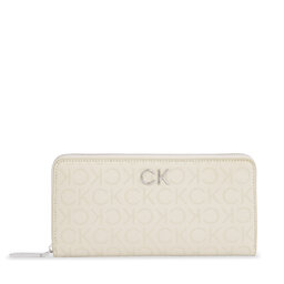 Calvin Klein Veľká dámska peňaženka Calvin Klein Ck Daily Lg Z/A Wallet_Epi Mono K60K611771 Béžová
