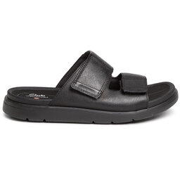 

Босоніжки Clarks UnWilmore Part 261486587 Black Leather, Чорний