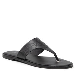 Calvin Klein Σαγιονάρες Calvin Klein Almond Flat Tp Slide Hf HW0HW01159 Ck Black BAX