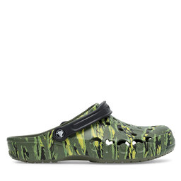 Crocs Παντόφλες Crocs BAYA SEASONAL PRINTED CLOG 206230-9CX Πράσινο