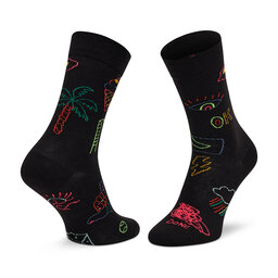 

Високі шкарпетки unisex Happy Socks GTI01-9300 Чорний