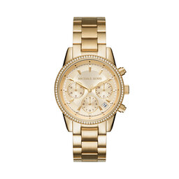 Michael Kors Ročna ura Michael Kors Ritz MK6356 Gold/Gold