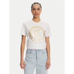 Just Cavalli Just Cavalli Póló 78PAHT01 Fehér Regular Fit