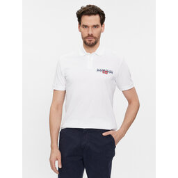 Napapijri Napapijri Poloshirt E-Aylmer NP0A4HTN Weiß Regular Fit
