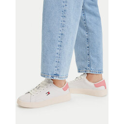Tommy Jeans Sneakers Tommy Jeans Tjw Script Cupsole EN0EN02960 Weiß