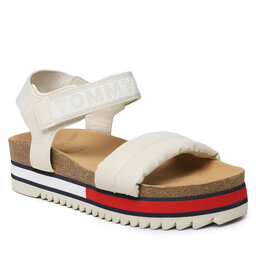 Tommy Jeans Σανδάλια Tommy Jeans Flag Outsole Tommy Jeans Sandal EN0EN02122 Light Silt ACU