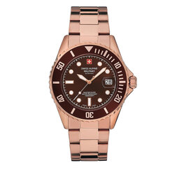 Swiss Alpine Military Ceas Swiss Alpine Military 7053.1166 Rose Gold/Brown