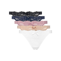 Hunkemöller Hunkemöller Set de 5 tangas 302722 De color