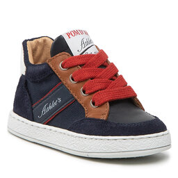Pom d'Api Sneakersy Pom d'Api Mousse Racing N1SECP0401 M Marine/Camel/Rou