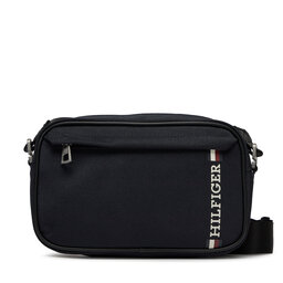 Tommy Hilfiger Τσαντάκι Tommy Hilfiger Th Monotype Ew Reporter AM0AM11787 Σκούρο μπλε