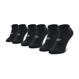 4F Sada 3 párů dámských nízkých ponožek 4F H4L22-SOM301 20S/20S/20S