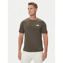 The North Face The North Face Camiseta Simple Dome NF0A87NG Marrón Regular Fit