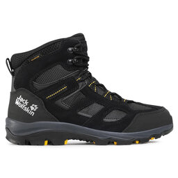 

Трекінгові черевики Jack Wolfskin Vojo 3 Wt Texapore Mid M 4042461 Black/Burly Yellow XT, Чорний