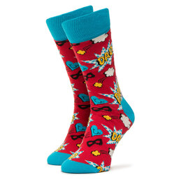 Happy Socks Hohe Unisex-Socken Happy Socks DAD01-4000 Rot