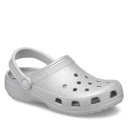 Crocs Mules / sandales de bain Crocs Classic Glitter Clog 205942 Silver 040