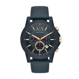 Armani Exchange Часовник Armani Exchange Outerbanks AX1335 Сив