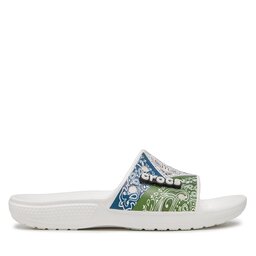 

Шльопанці Crocs Classic Crocs Bandana Slide 208064 Multi, Білий