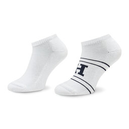 Tommy Hilfiger 2 pares de calcetines cortos para hombre Tommy Hilfiger 701224100 White 001