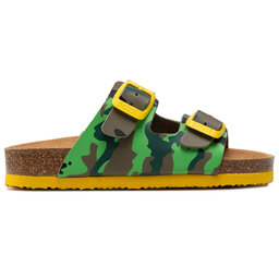 

Шльопанці Scholl Air Bag Kid F29642 1602 270 Green/Yellow, Зелений