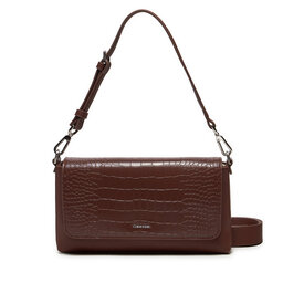 Calvin Klein Сумка Calvin Klein Ck Must Shoulder Bag_Croco K60K612111 Коричневий