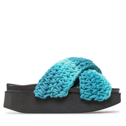

Шльопанці Inuikii Woven Batic Platform 70103-008 Blue, Голубий
