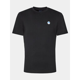 North Sails North Sails Marškinėliai Bollo 692970 Juoda Regular Fit
