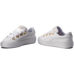 

Снікерcи Puma Platform Kiss Ath Lux Wn's 366704 01 Puma White/Puma White, Білий