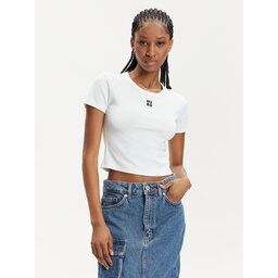 HUGO Hugo T-Shirt Delanor 50512000 Weiß Slim Fit