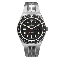 Timex Zegarek Timex Q Timex Reissue TW2U61800 Silver/Black