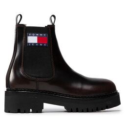 

Черевики туристичні Tommy Jeans Urban Tommy Jeans Chelsea Boot EN0EN01540 Cocoa GT6, Коричневий