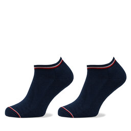 Tommy Hilfiger 2er-Set niedrige Herrensocken Tommy Hilfiger 100001093 Dark Navy 322