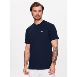 Vans Vans Marškinėliai Left Chest Logo VN0A3CZE Tamsiai mėlyna Classic Fit