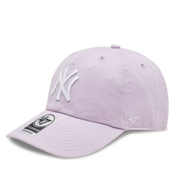 47 Brand Czapka z daszkiem 47 Brand Mlb New York Yankees '47 Clean Up W/ No Loop Label B-NLRGW17GWS-YX Fioletowy