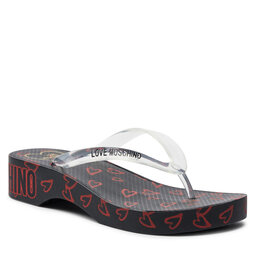 

В'єтнамки LOVE MOSCHINO JA28324G0II3100A Trasp/Nerorosso, Чорний