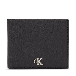 Calvin Klein Jeans Portofel pentru bărbați Calvin Klein Jeans Mono Hrdw Bifold W/Coin K50K511091 Black BDS