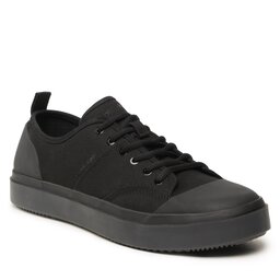Calvin Klein Bambas Calvin Klein Low Top Lace Up Unifit HM0HM00903 Triple Black 0GJ