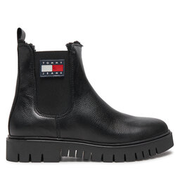 Tommy Jeans Ghete Jodhpur Tommy Jeans Chelsea EN0EN02626 Negru