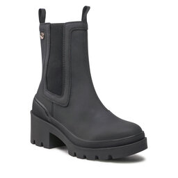 Tommy Hilfiger Stiefeletten Tommy Hilfiger Heeled Chelsey Boot Bio FW0FW06677 Black BDS