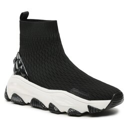 Kurt Geiger Сникърси Kurt Geiger Lettie Eagle Knit Sock 9106201609 Blk/White