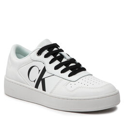 

Снікерcи Calvin Klein Jeans Cupsole Laceup Basket Low Lth YW0YW00692 Bright White 0K4, Білий