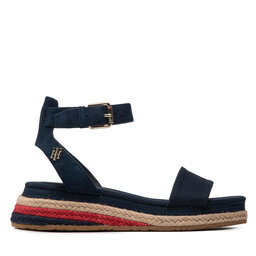 

Еспадрильї Tommy Hilfiger Colored Rope Low Wedge Sandal FW0FW06233 Desert Sky DW5, Cиній