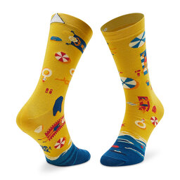 

Високі чоловічі шкарпетки Cup of Sox Holiday Mood Жовтий