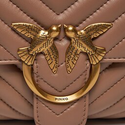 

Сумка Pinko Love Lady Puff Classic Cl Beige D01Q, Коричневий