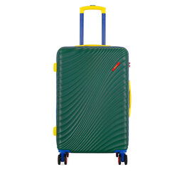 Semi Line Walizka średnia Semi Line T5936-2 Zielony