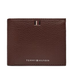 Tommy Hilfiger Portafoglio grande da uomo Tommy Hilfiger Th Central Cc And Coin Dark Chestnut GT8