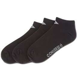 Converse Комплект 3 чифта къси чорапи унисекс Converse E747B-3020 Черен