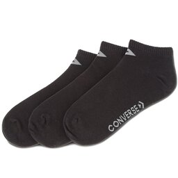 Converse Set di 3 paia di calzini corti unisex Converse E747B-3020 Nero