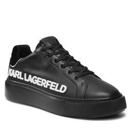 KARL LAGERFELD Sneakersy KARL LAGERFELD KL62210 00X Black Lthr/Mono