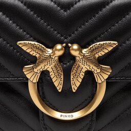 

Сумка Pinko Love Mini Icon Chevron 1 Dc AL 22-23 PLTT 1P22UL A03Z Black Z99Q, Чорний